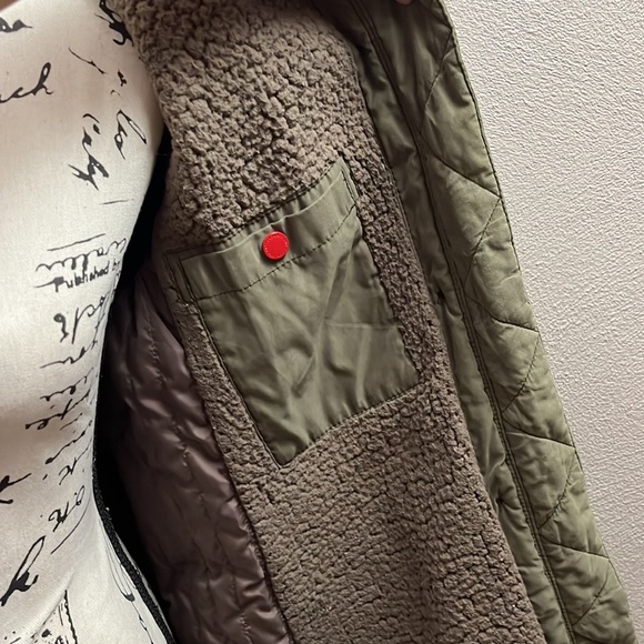 Abercrombie & Fitch High-Low lined parka coat - Picture 9 of 12